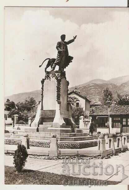 Картичка  България  Карлово  Паметникът на Васил Левски 4*