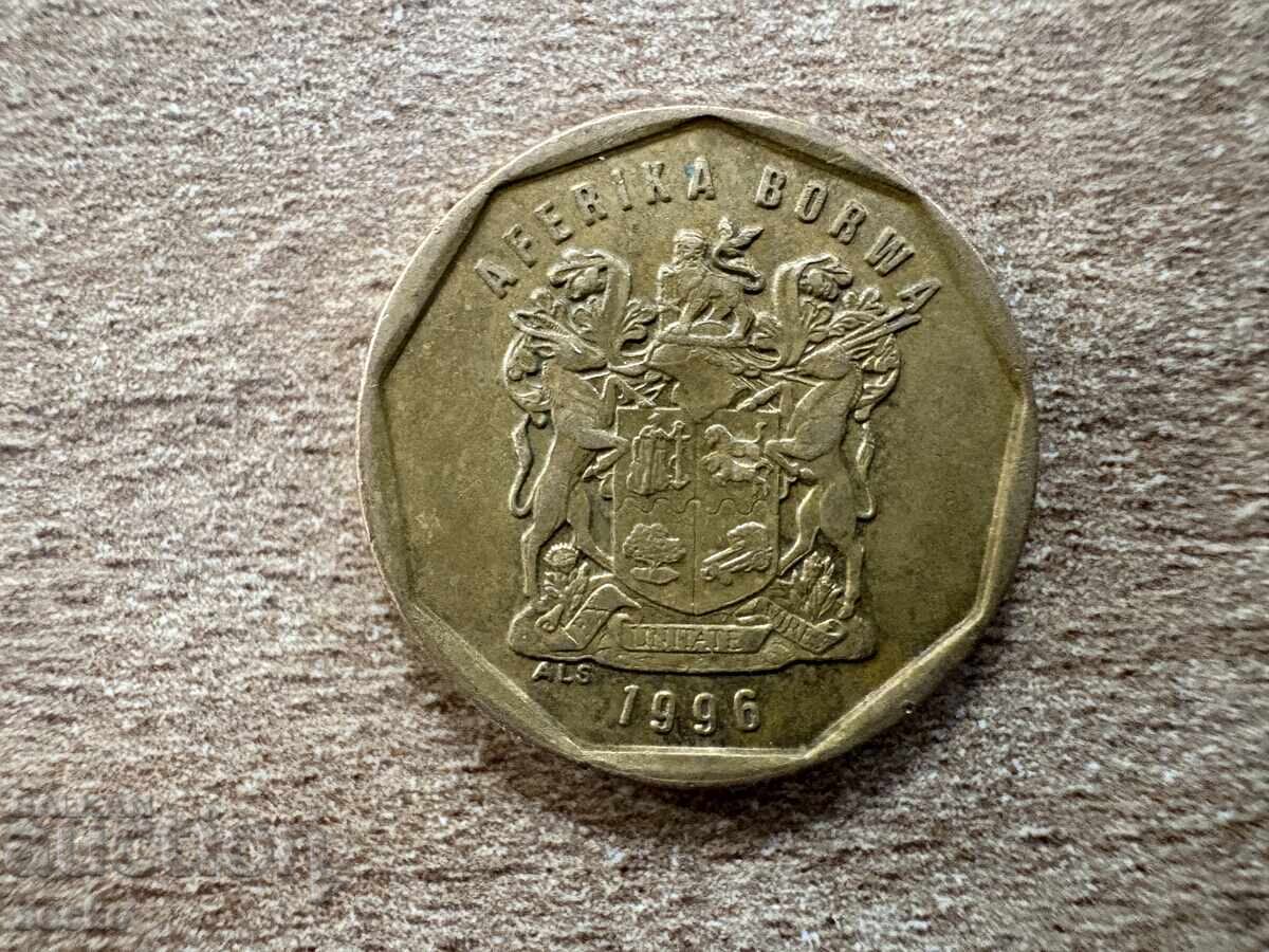 Νότια Αφρική - 20 σεντ (1996) με τιμή 0.20 BGN | € 0.10 Νότια Αφρική - 20 σεντ (1996) με τιμή 0.20 BGN | € 0.10