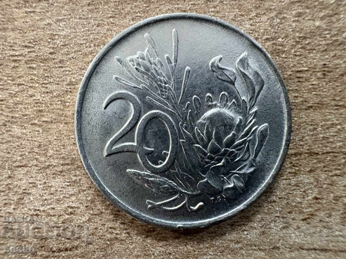 Νότια Αφρική - 20 σεντ (1971) Νότια Αφρική - 20 σεντ (1971)