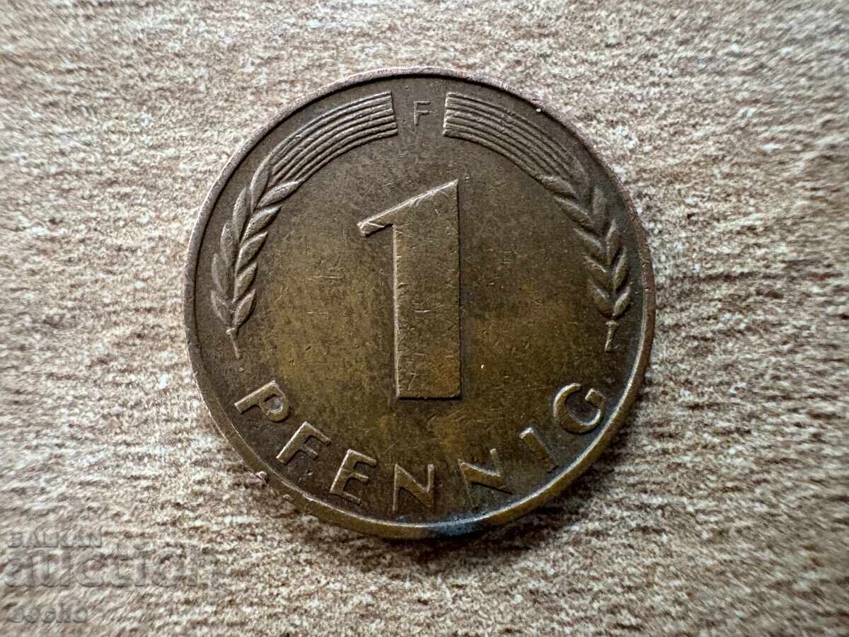 Германия - 1 пфениг (1950) - F Германия - 1 пфениг (1950) - F