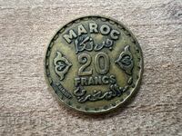 Мароко - 20 франка (1952)