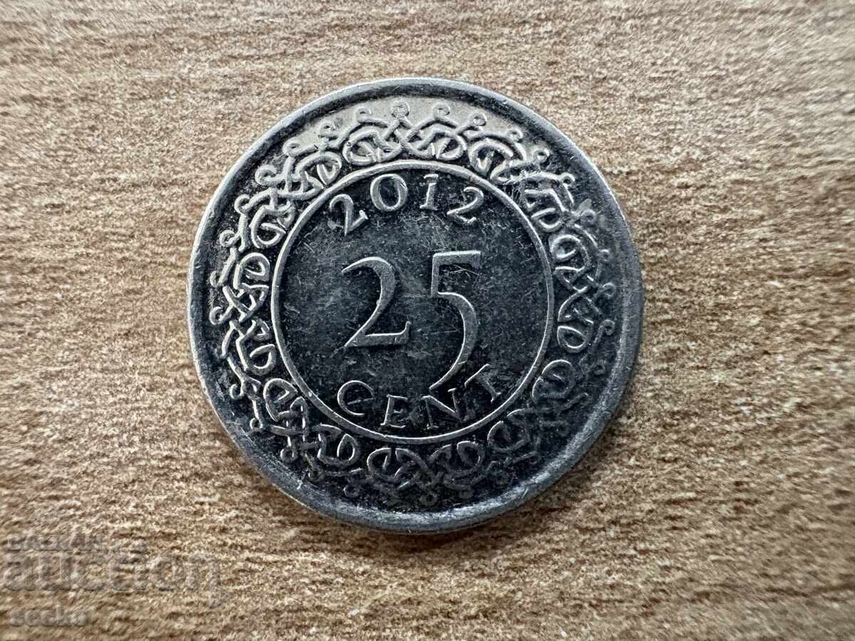 Σουρινάμ - 25 σεντ (2012) Σουρινάμ - 25 σεντ (2012)