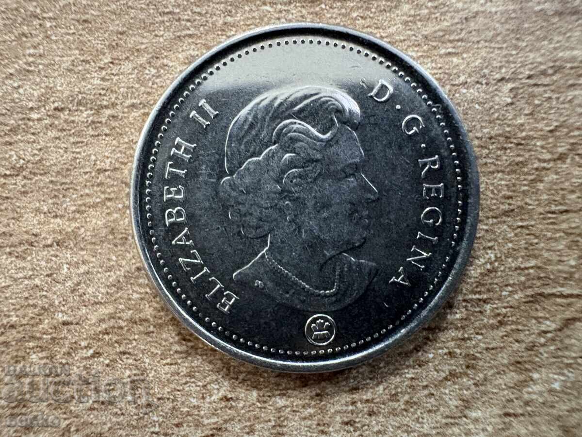 Канада - 5 цента (2006) - магнитна, кленов лист с цена 0.55 лв. | € 0.28 Канада - 5 цента (2006) - магнитна, кленов лист с цена 0.55 лв. | € 0.28