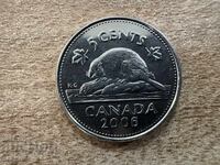 Канада - 5 цента (2006) - магнитна, кленов лист