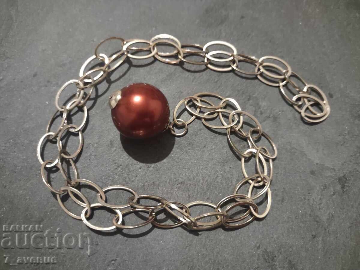 Аукцион Много хубав гердан накит с висулка 22.10.25