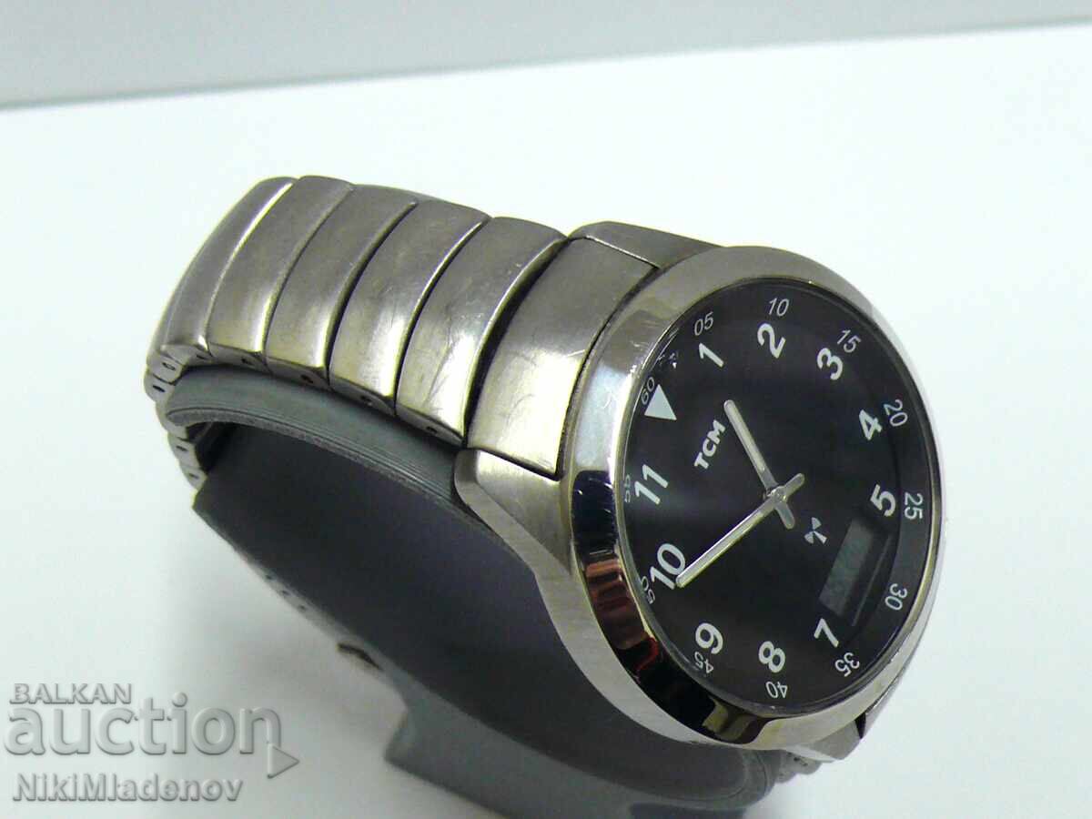 Παράδοση TCM Ανδρικό Ρολόι Χεριού με Ραδιόφωνο, Λειτουργικό Παράδοση TCM Ανδρικό Ρολόι Χεριού με Ραδιόφωνο, Λειτουργικό