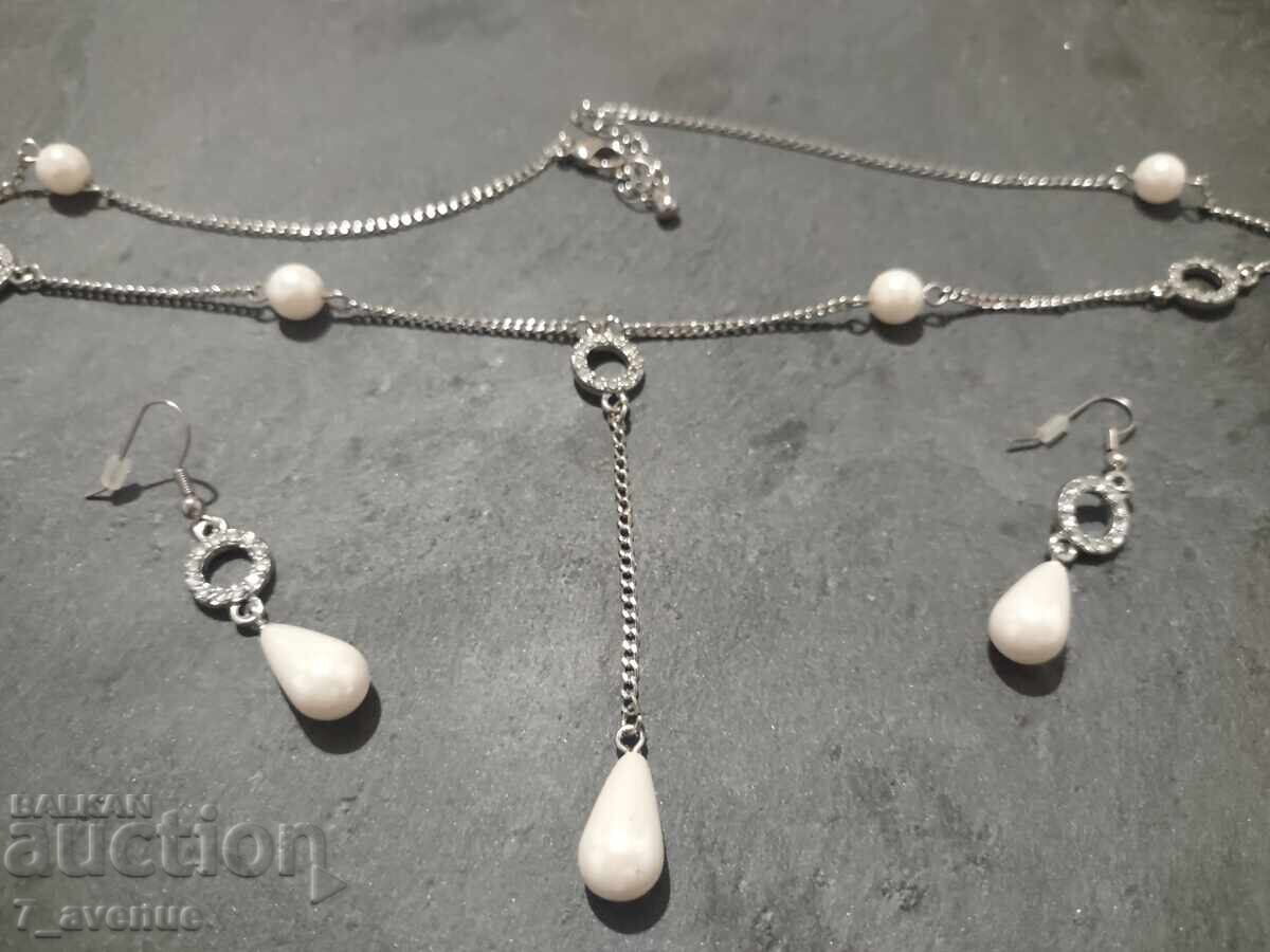 Delivery of Necklace and earrings set, beauty and freshness 22.10.25