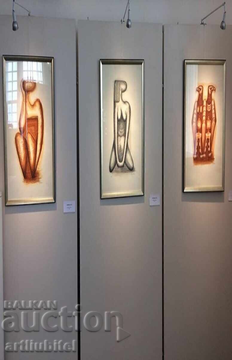 Licitație Boyan Raynov /1921- 2005/ - tablou, 74x62 cm.