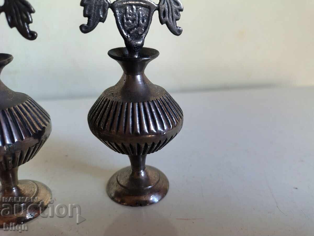 Δημοπρασία Υπέροχα Παλιά Χάλκινα Μπουκαλάκια Αρωμάτων