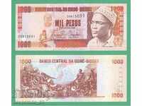 (¯`'•.¸ GUINEA-BISSAU 1000 pesos 1993 UNC ¸.•'´¯)