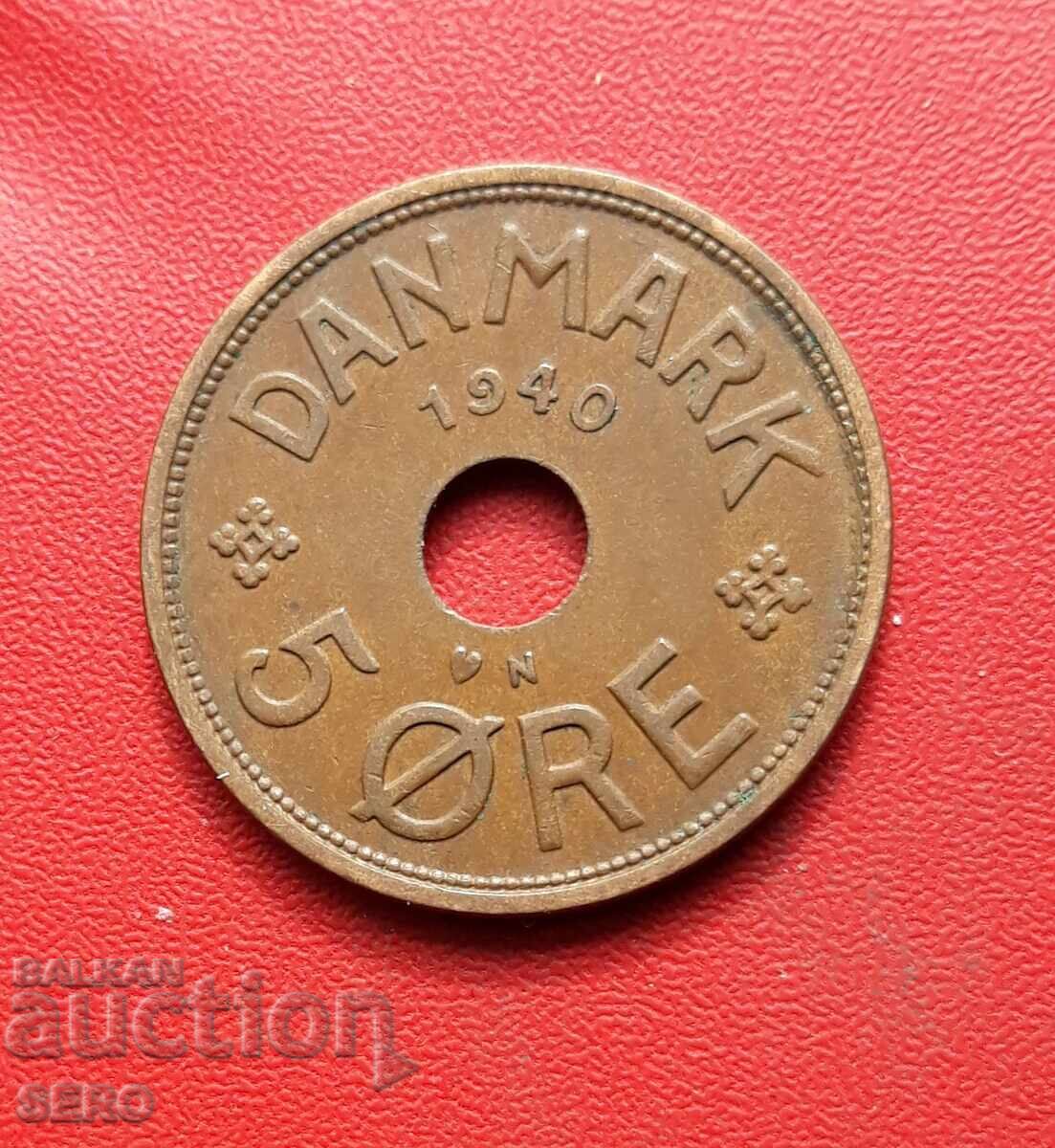 Denmark - 5 Ore 1940 Denmark - 5 Ore 1940