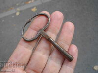 OLD KEY WALL OR FIREPLACE CLOCK KEY