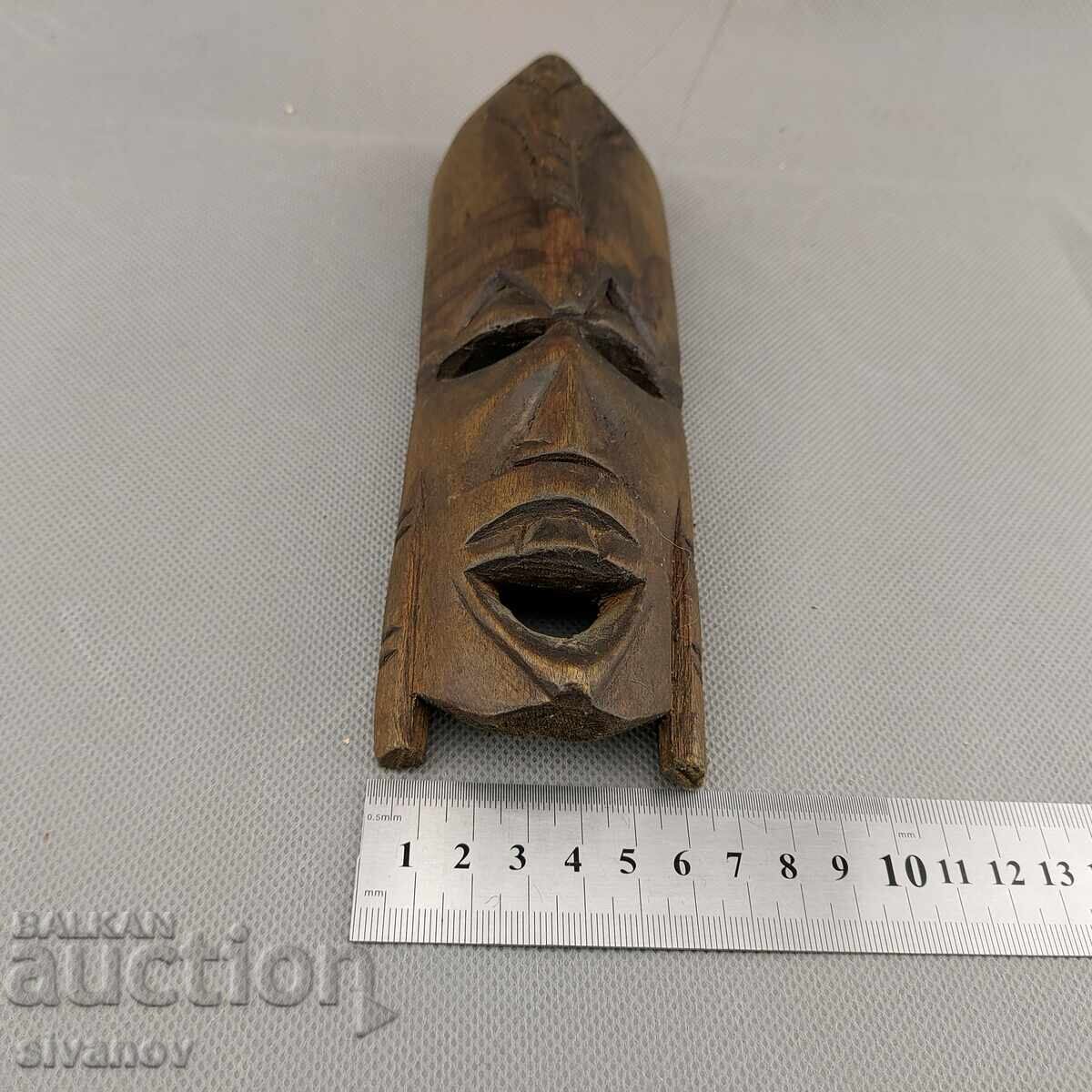 Beautiful Small Handmade Wooden Wall Mask #2973 - 6