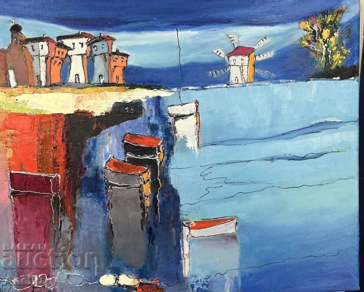 Peisaj marin abstract Sozopol