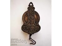 ΕΠΙΧΡΥΣΩΜΕΝΗ ΜΑΝΤΕΜΕΝΙΑ ΤΡΟΧΑΛΙΑ ΓΙΑ ΑΝΑΡΤΗΣΗ ΠΟΛΥΕΛΑΙΟΥ ΤΟΥ 19ου ΑΙΩΝΑ