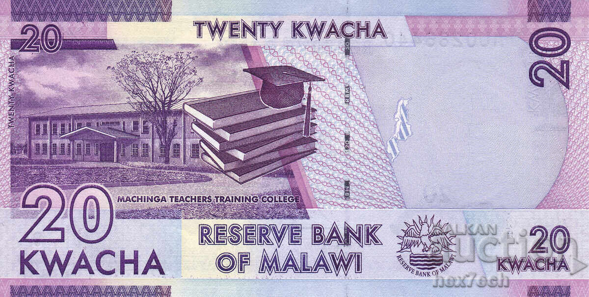 Δημοπρασία ❤️ ⭐ Μαλάουι 2015 20 κβάτσα UNC νέα ⭐ ❤️ Δημοπρασία ❤️ ⭐ Μαλάουι 2015 20 κβάτσα UNC νέα ⭐ ❤️