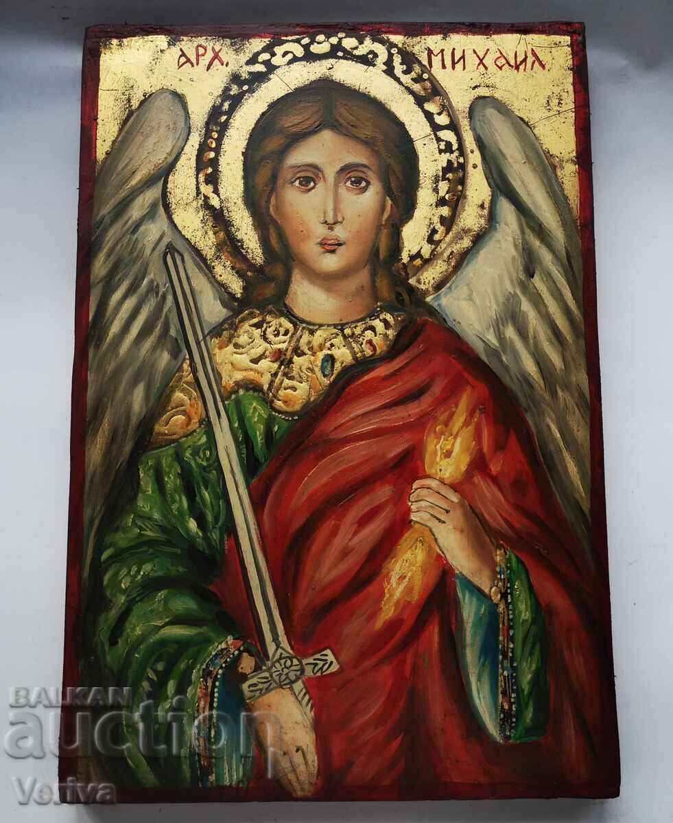 ΠΑΛΑΙΑ ΧΕΙΡΟΠΟΙΗΤΗ ΕΙΚΟΝΑ ΤΟΥ ΑΡΧΑΓΓΕΛΟΥ ΜΙΧΑΗΛ - 6 ΠΑΛΑΙΑ ΧΕΙΡΟΠΟΙΗΤΗ ΕΙΚΟΝΑ ΤΟΥ ΑΡΧΑΓΓΕΛΟΥ ΜΙΧΑΗΛ - 6