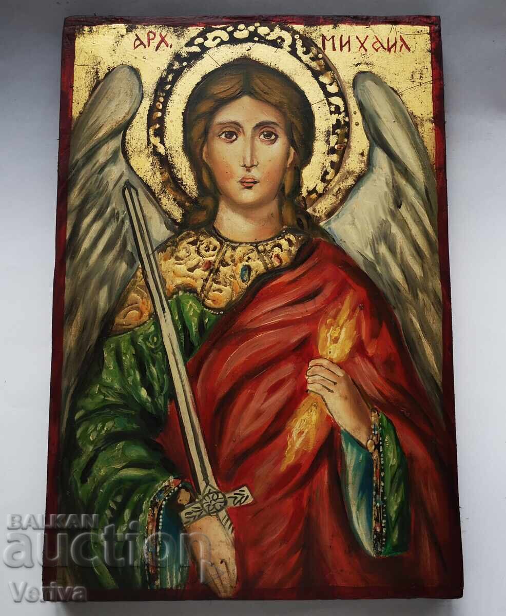 ΠΑΛΑΙΑ ΧΕΙΡΟΠΟΙΗΤΗ ΕΙΚΟΝΑ ΤΟΥ ΑΡΧΑΓΓΕΛΟΥ ΜΙΧΑΗΛ ΠΑΛΑΙΑ ΧΕΙΡΟΠΟΙΗΤΗ ΕΙΚΟΝΑ ΤΟΥ ΑΡΧΑΓΓΕΛΟΥ ΜΙΧΑΗΛ