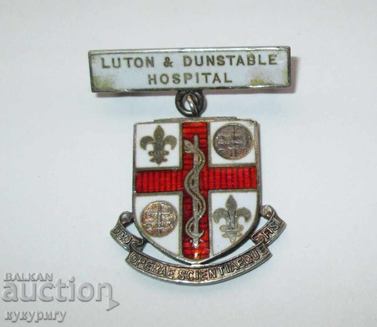 Old English Silver Sign Badge Medal Nurse Old English Silver Sign Badge Medal Nurse