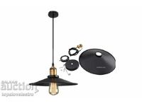 Vintage κρεμαστό φωτιστικό, βιομηχανικού ρετρό σχεδιασμού 26 εκ