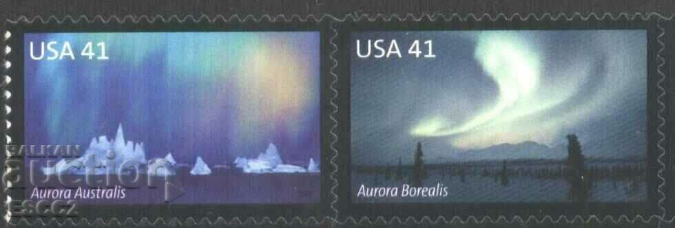 Pure stamps Aurora (Northern) 2007 from USA Pure stamps Aurora (Northern) 2007 from USA