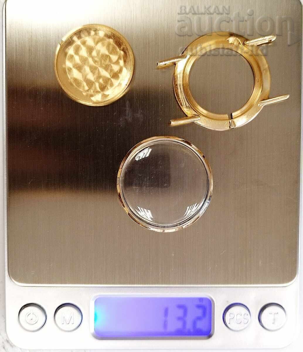 Vintage Poljot Watch, Gold, 14K, 583, USSR, diam. 33 mm - 7 Vintage Poljot Watch, Gold, 14K, 583, USSR, diam. 33 mm - 7