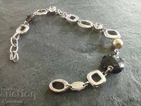 Brățară argint, Fossil, ștanță 925 și marcaj 24.10.25