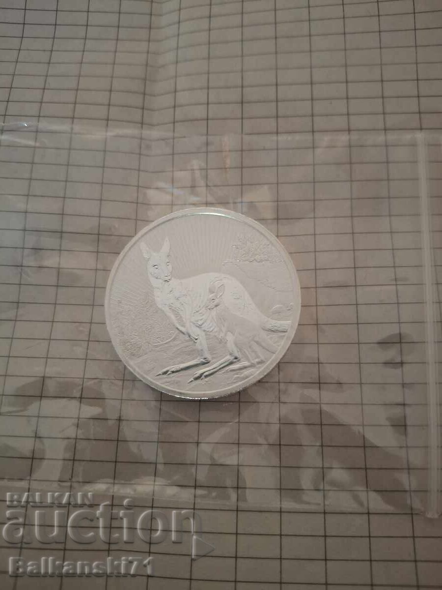 Аукцион 2 oz silver Kangaroo 2023 Australia Аукцион 2 oz silver Kangaroo 2023 Australia