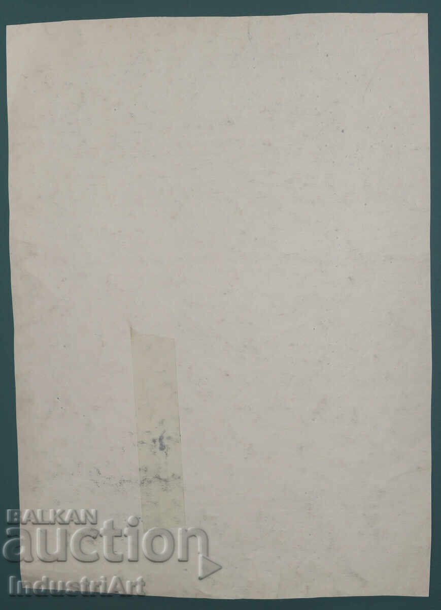 Картина акварел морски пейзаж лодки - 7