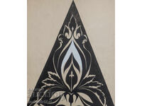 Artă abstractă tempera compoziție geometrică