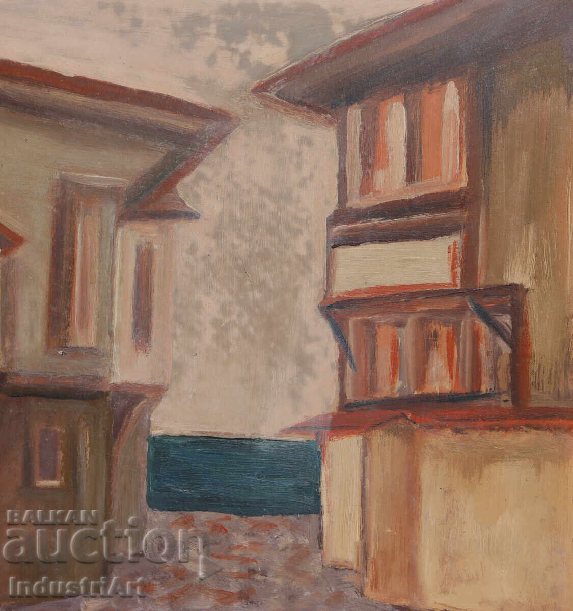 Mica pictură în ulei, peisaj urban - 5