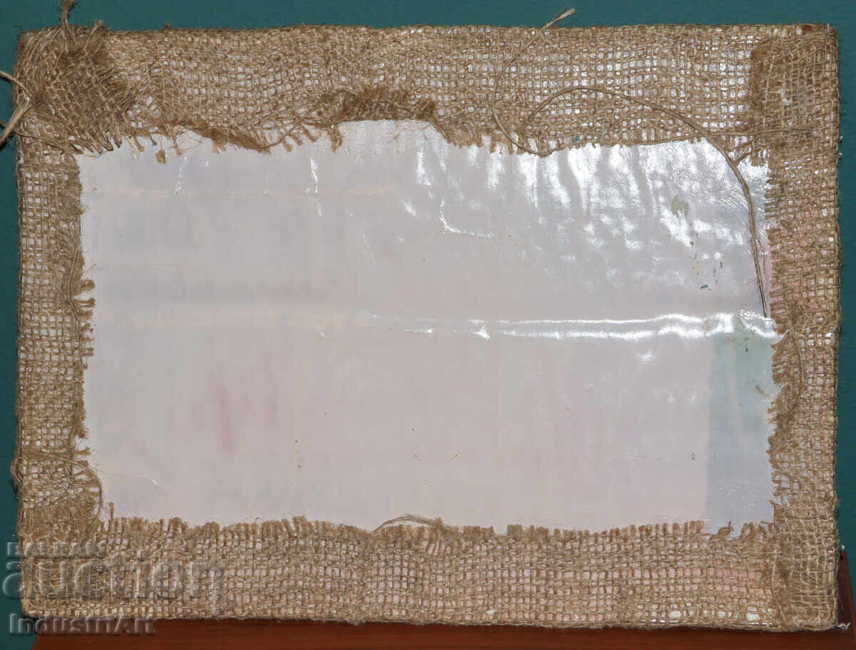 Old painting, tempera paints, landscape - 7