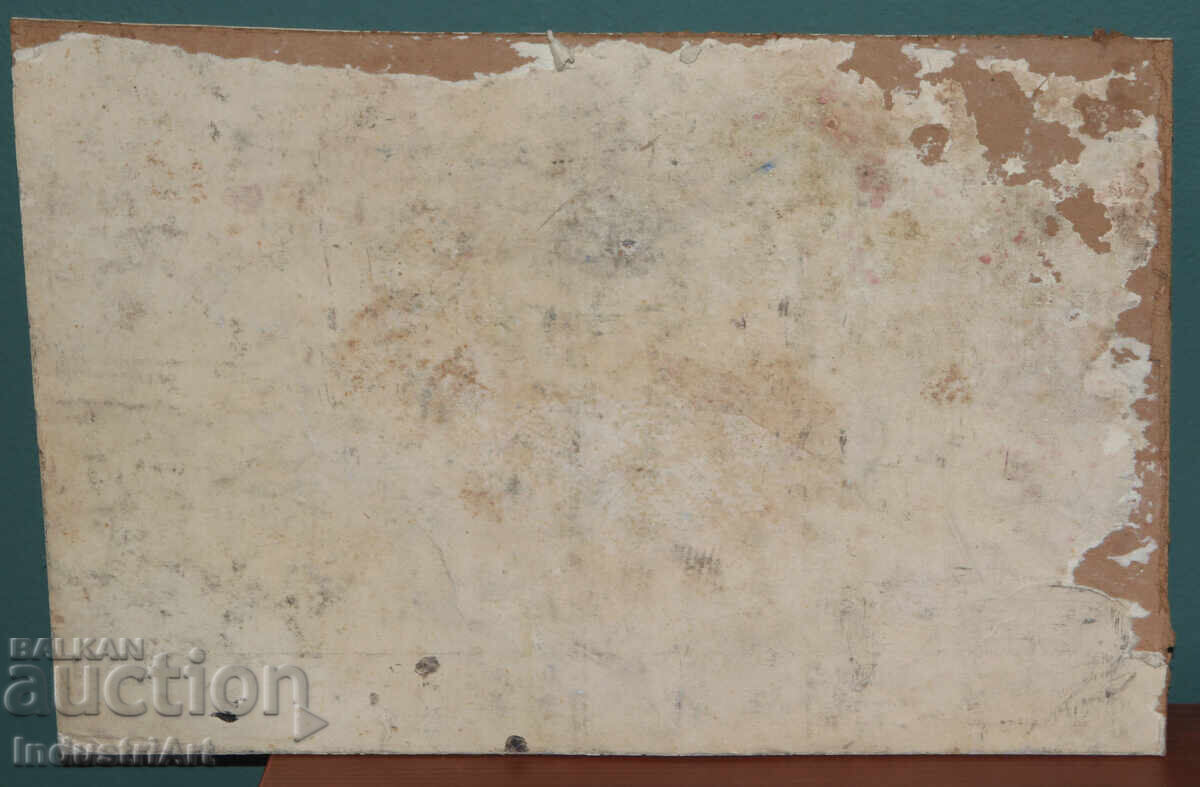 Old Tempera Painting, Revival Interior - 7