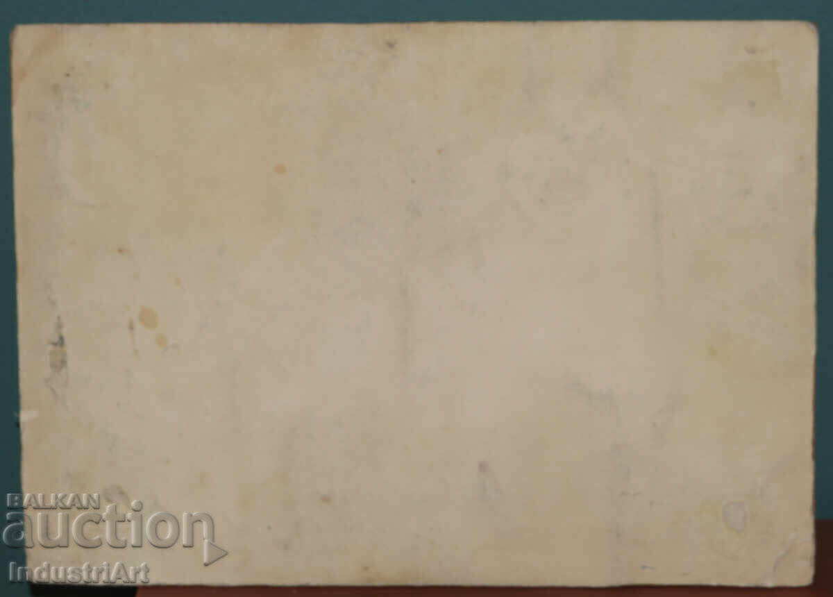 Old painting, tempera paints, landscape - 5