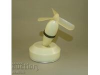 Vechi ventilator polonez mic cu baterie portabil, bachelit