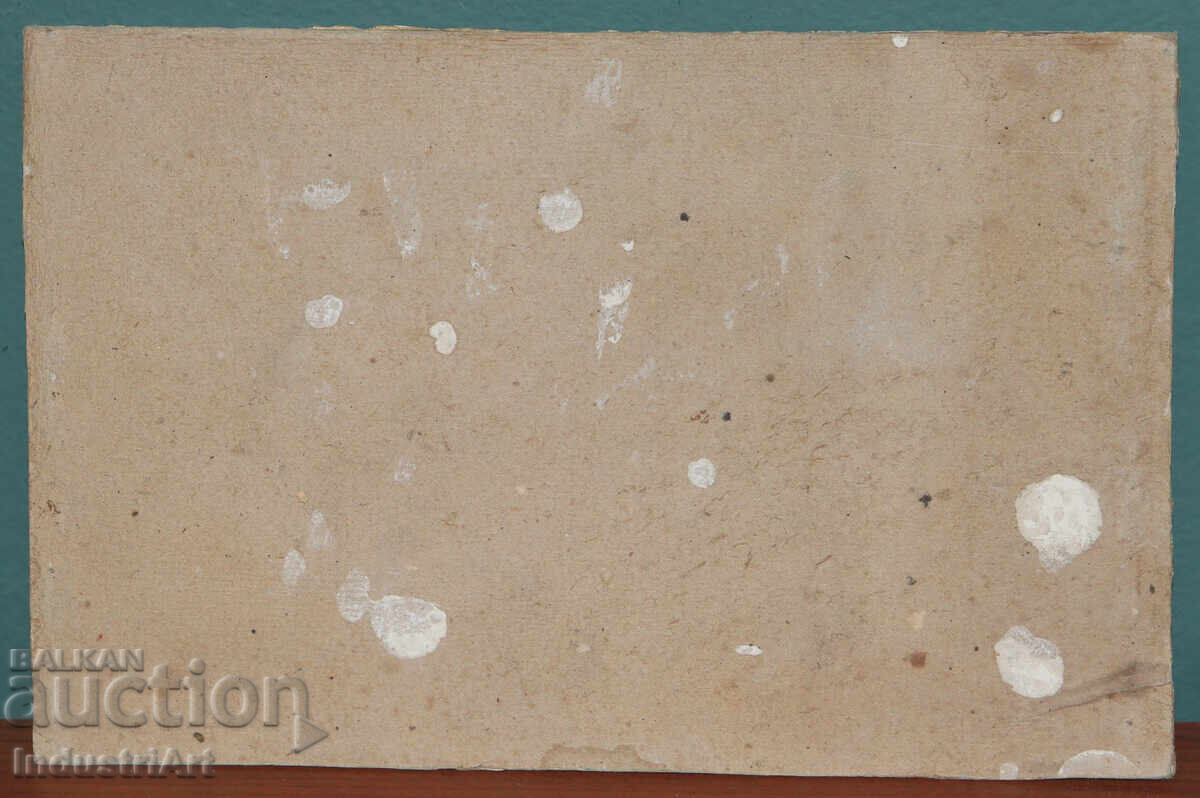 Old oil painting, rural landscape - 7