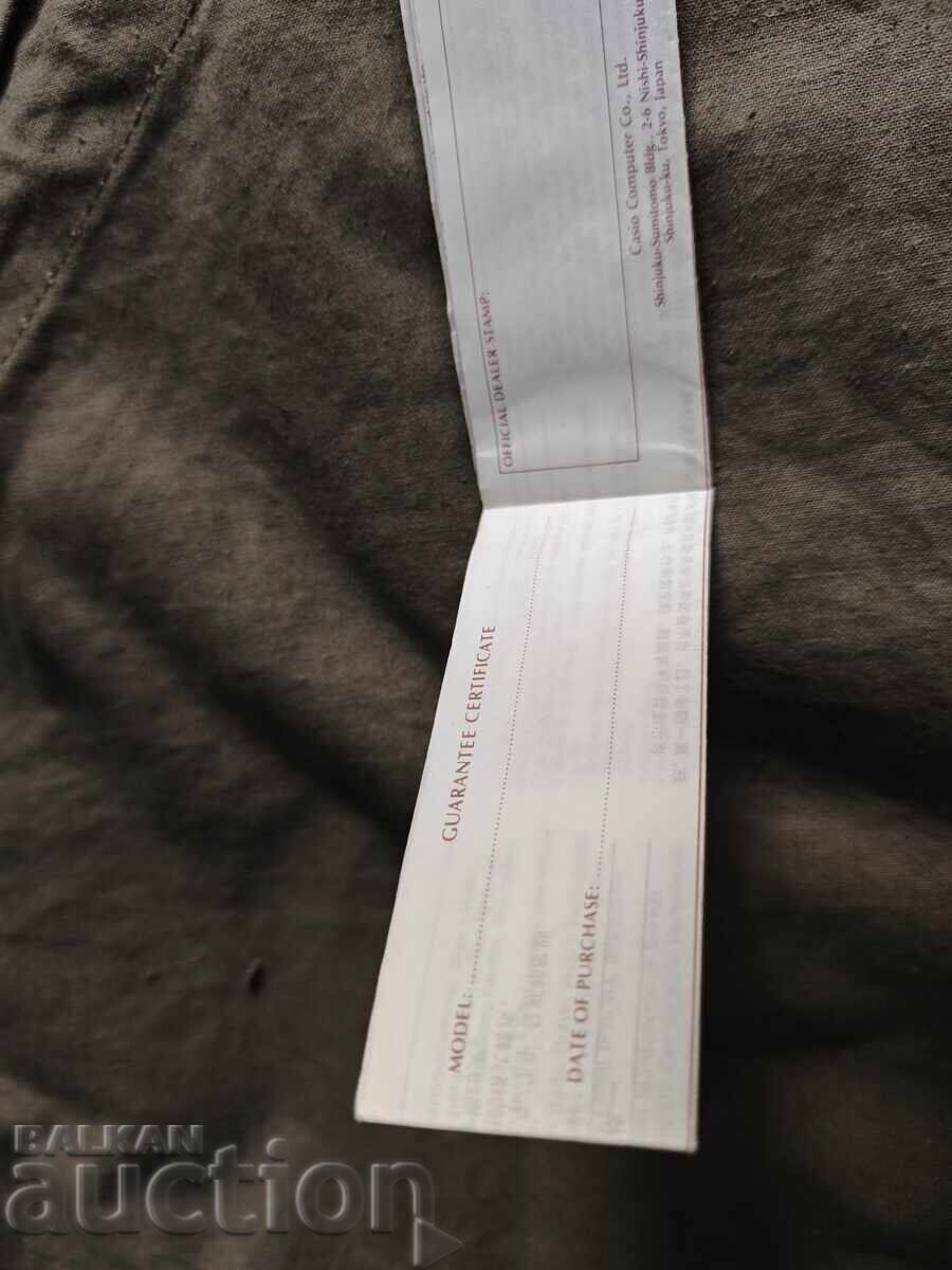 Casio 668 certificat - 6