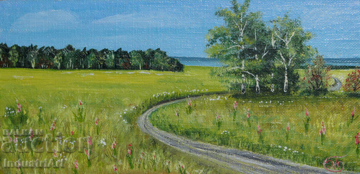 Δημοπρασία Σύγχρονος πίνακας ελαιογραφίας τοπίου