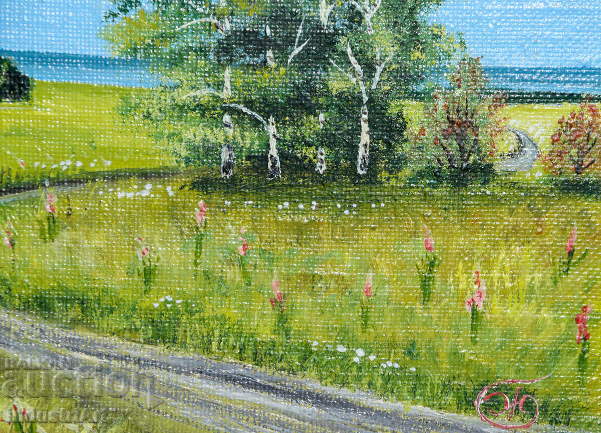 Παράδοση Σύγχρονος πίνακας ελαιογραφίας τοπίου