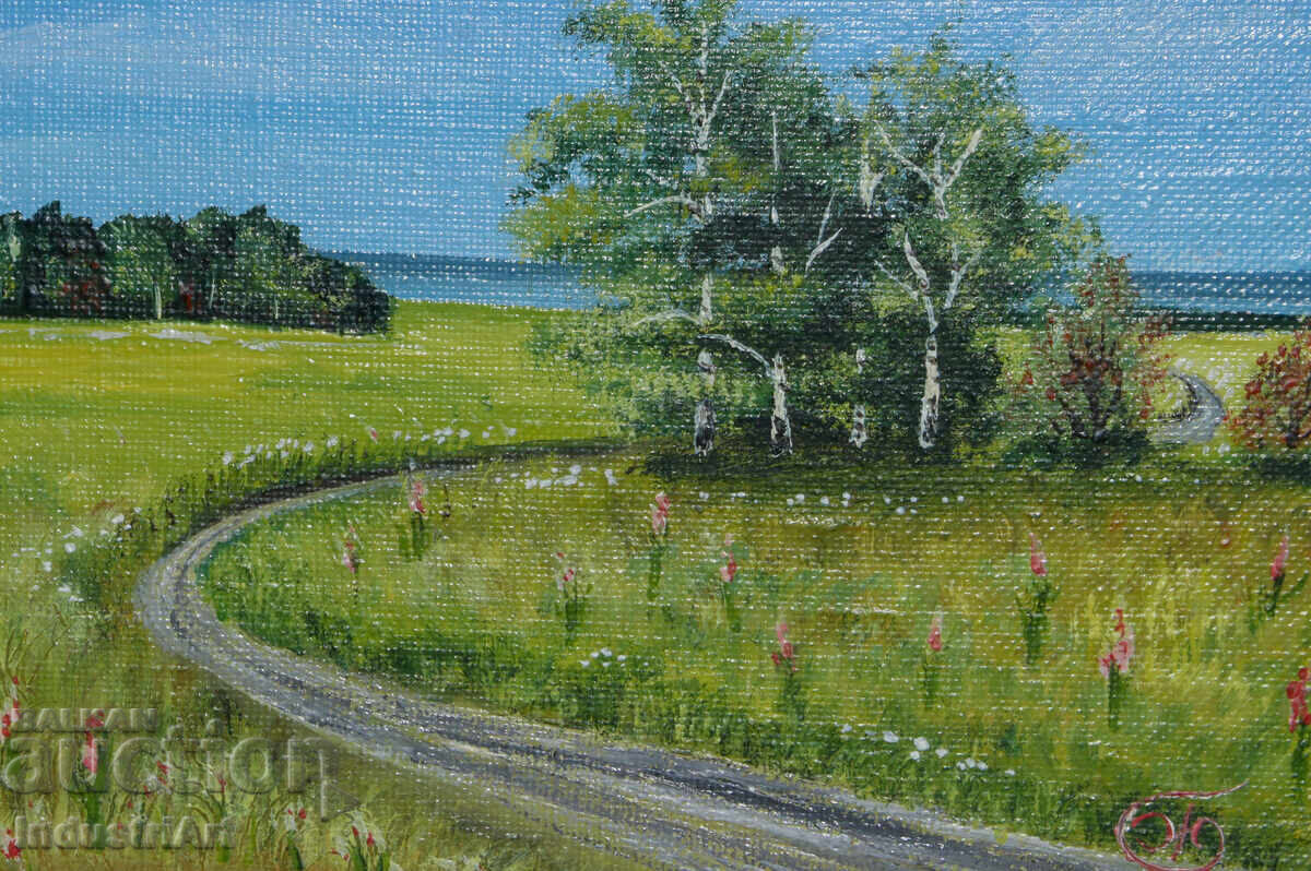 Σύγχρονος πίνακας ελαιογραφίας τοπίου - 5