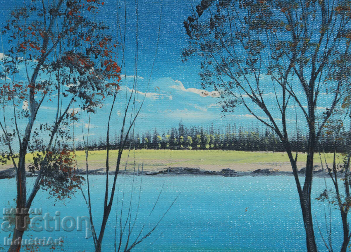 Delivery of Oil painting spring landscape