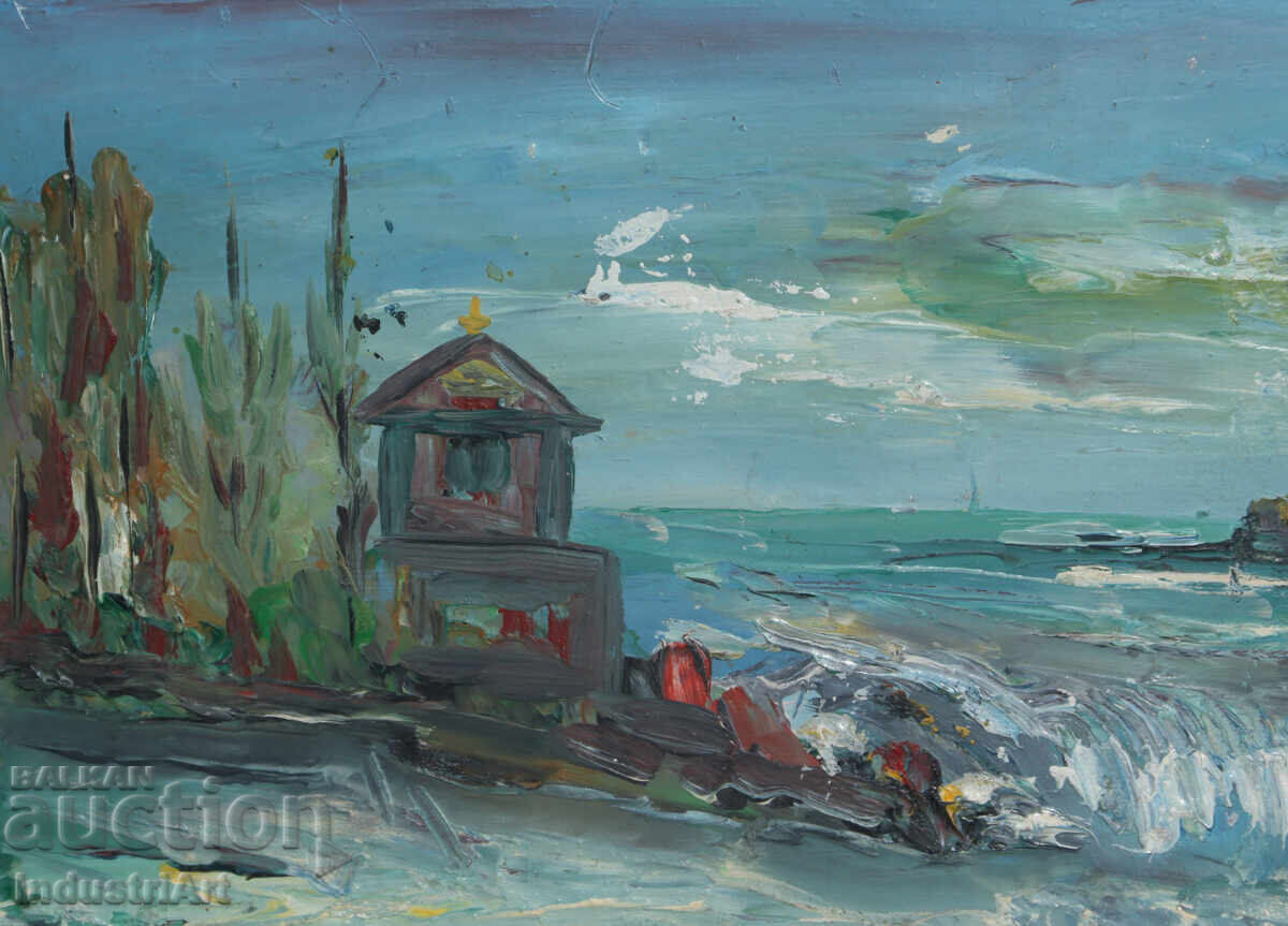 Δημοπρασία Σύγχρονος πίνακας ελαιογραφίας τοπίου