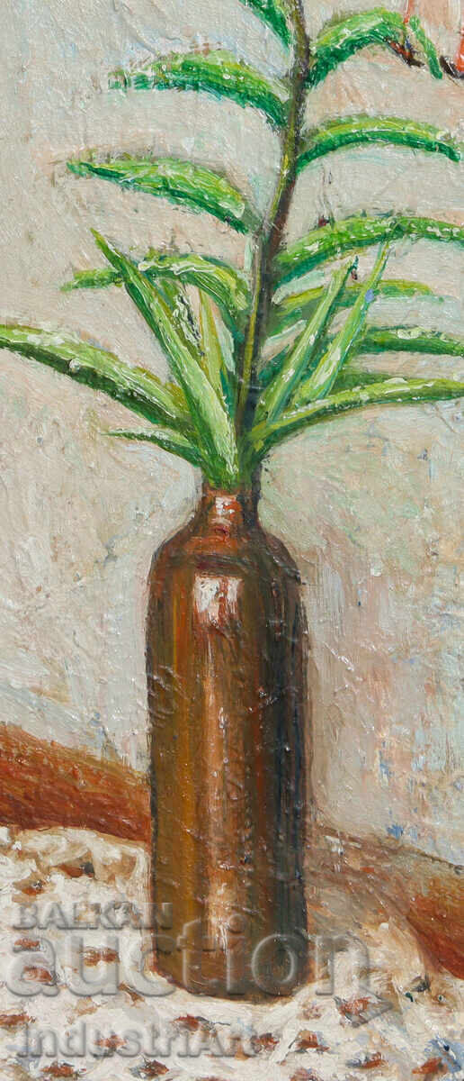 Oil painting still life with flowers - 5