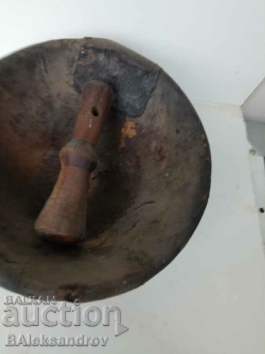Стара дървена купа с чукало - 7 Стара дървена купа с чукало - 7
