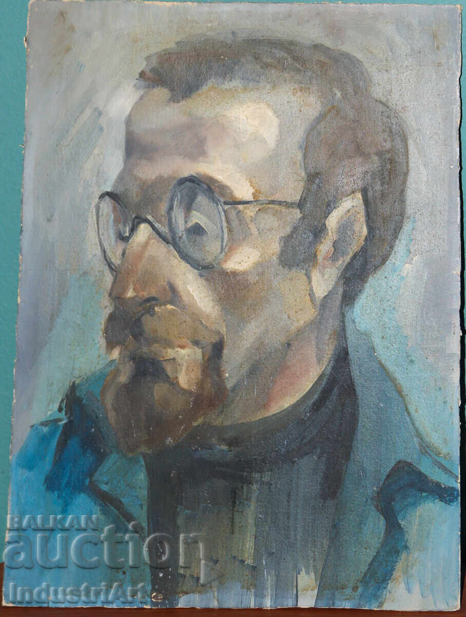 Аукцион Картина маслени бои портрет