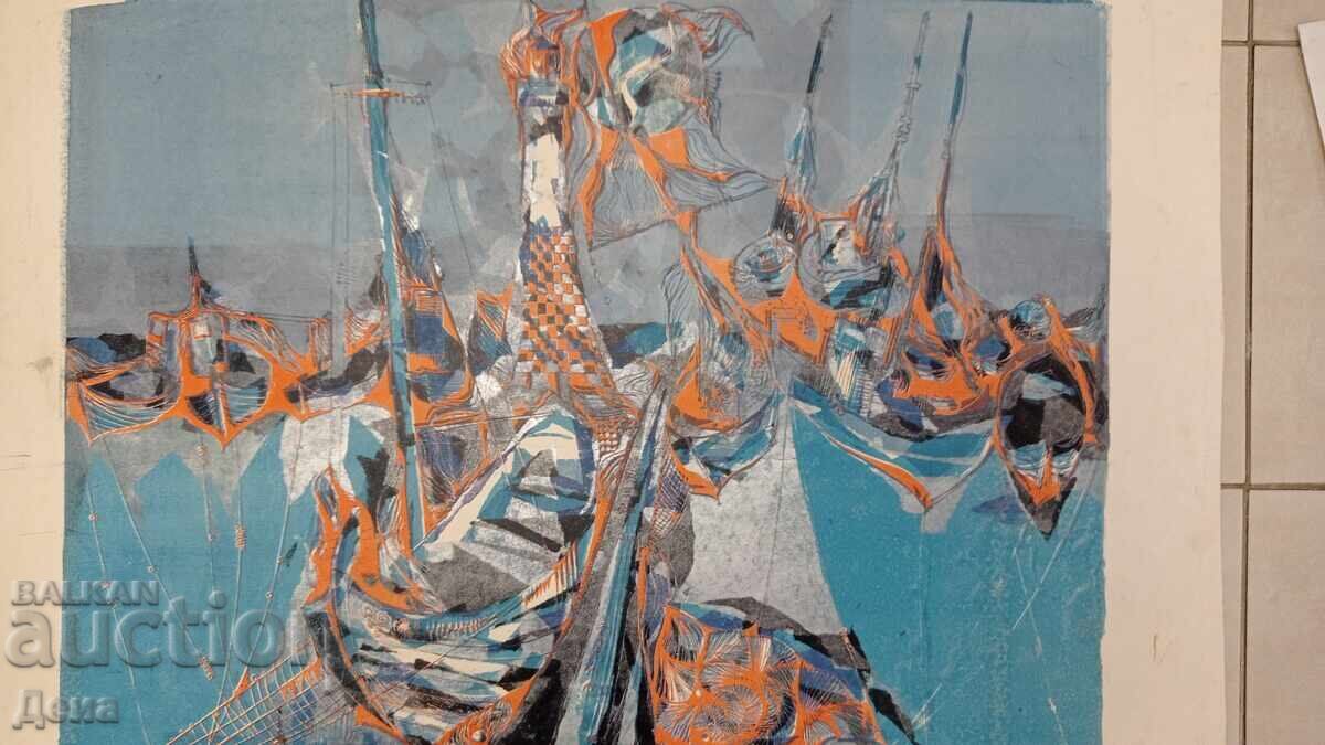 Lubomir Yordanov large graphic with price 132.00 BGN | € 67.49 Lubomir Yordanov large graphic with price 132.00 BGN | € 67.49