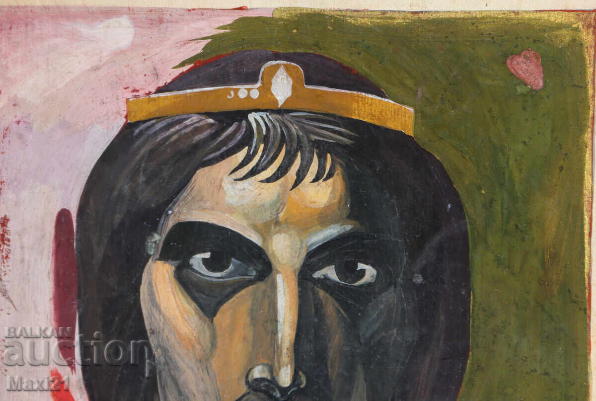 Παράδοση Παλιός πίνακας γκουάς πορτρέτο