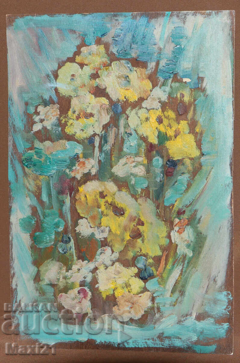 Tablou vechi natură statică flori cu preț 150.00 BGN | € 76.69