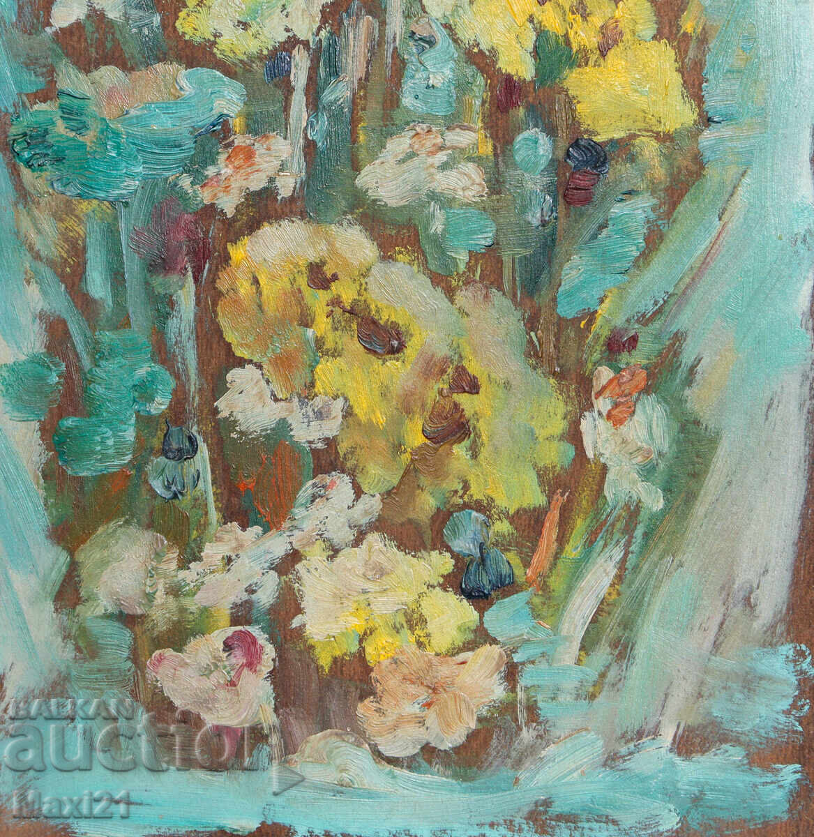 Tablou vechi natură statică flori - 5