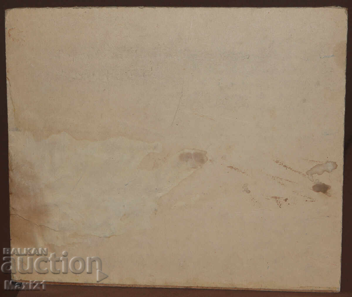 Old watercolor painting landscape - 6